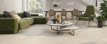 Vloertegel/Wandtegel Douglas Halley Taupe Leisteen Mat 90x90, 60 cm of meer, Nieuw, Ophalen of Verzenden, 10 m² of meer