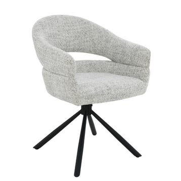 Eetkamerstoel Linn -  Bisque OasisGestoffeerde stoelen, Ophalen of Verzenden, Nieuw