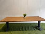 Lifestyle Veneto tuintafel – teak & aluminium | 230 x 90 cm, Tuin en Terras, Nieuw, Rechthoekig, Teakhout