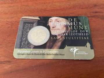 Nederland. 2 Euro 2011 Erasmus (Zonder minimumprijs)
