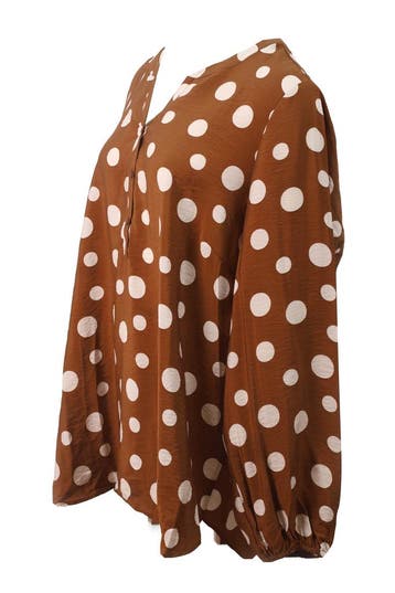 Wasabi Concept Blouse in maat 46 Bruin, Wasabi Concept, Verzenden, Zo goed als nieuw, Bruin