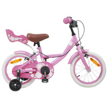 vidaXL Kinderfiets 16 Inch voor 4-6 jaar oud Lichtroze, Fietsen en Brommers, Fietsen | Racefietsen, Verzenden, Nieuw