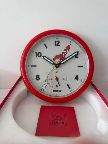 Tintin - Horloge Tintin Fusée - 1 Comic, Nieuw