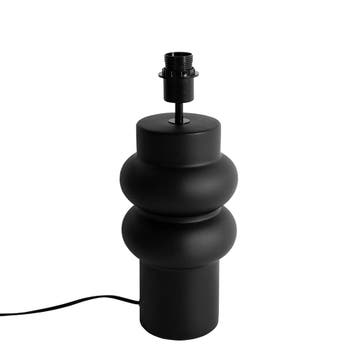 Design tafellamp zwart keramiek 17 cm zonder kap - Alisia, Huis en Inrichting, Verzenden, Nieuw, Keramiek