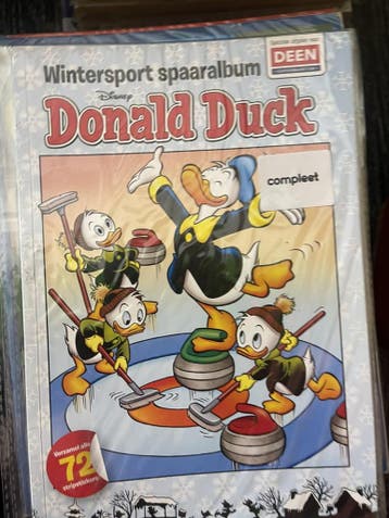 Wintersport spaaralbum Donald Duck, Verzenden, Nieuw