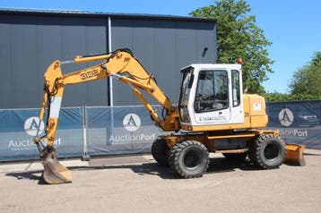 Veiling: Wielgraafmachine Liebherr A308 Diesel 1996, Zakelijke goederen, Machines en Bouw | Kranen en Graafmachines, Ophalen, Graafmachine