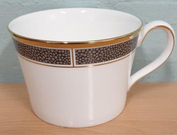 Wedgwood Shagreen Cocoa Theekop, Verzenden, Nieuw, Overige materialen, Overige stijlen