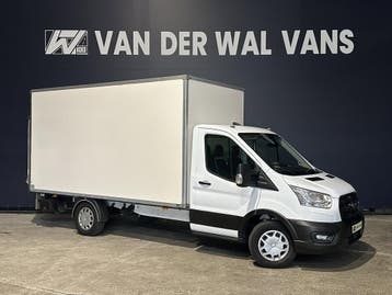 Ford Transit 2.0 TDCI 130pk Bakwagen Laadklep Euro6 Airco |, Stof, Gebruikt, Wit, Dealer onderhouden