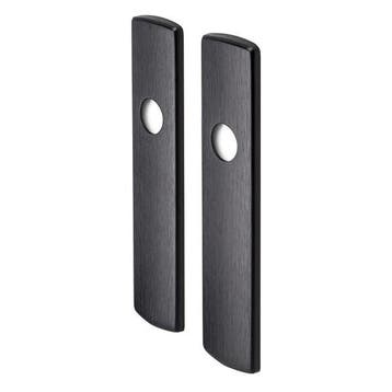 Deurbeslag | Blindschild | AXA (Aluminium, Zwart), Verzenden, Nieuw