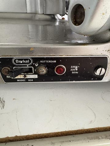 Berkel 834 Snijmachine, Ophalen of Verzenden, Gebruikt