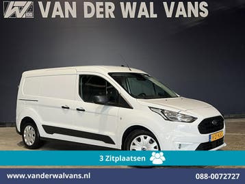 Ford Transit Connect | 1.5 EcoBlue 100pk L2H1 Euro6 Airco |, Auto's, Gebruikt, Euro 6, Wit, Dealer onderhouden