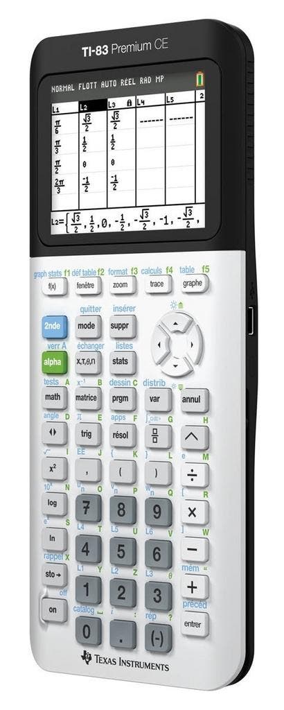 Texas Instruments TI-83 Premium CE Wetenschappelijke Rekenma, Diversen, Rekenmachines, Zo goed als nieuw, Verzenden