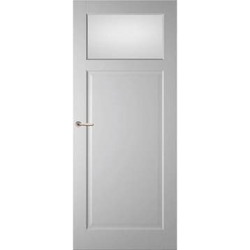 Weekamp binnendeur WK6582-A1 80x207 (wit, Stomp, Matglas), Doe-het-zelf en Verbouw, Deuren en Horren, 80 tot 100 cm, Binnendeur