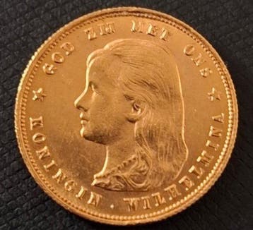 Nederland. Wilhelmina. 10 Gulden 1897