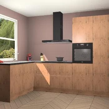 Astoria Eiken keuken Dongguan 126561, Verzenden, Nieuw
