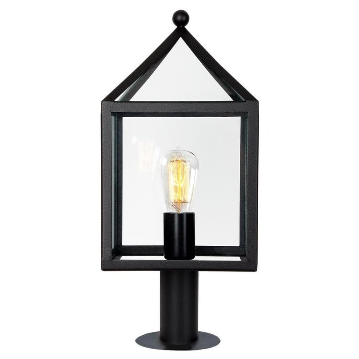 Bloemendaal Sokkellamp Zwart met LED Tuinverlichting, Tuin en Terras, Buitenverlichting, Verzenden