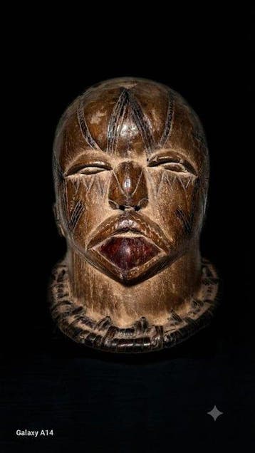 Prachtig Makonde-masker - lipiko - Makondé - ook (Zonder