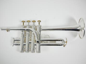 Piccolo Trompet Burbank by Kanstul met A en B stift, Ophalen of Verzenden, Gebruikt