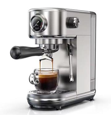 Espressomachine 20 Bar Halfautomatisch Compact Design, Verzenden, Nieuw