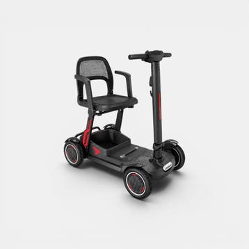 IVA Traveler 550 Air Zwart opvouwbare-scootmobielen, Ophalen of Verzenden, Nieuw