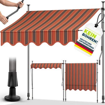 Klemluifel - Balkon luifel - Verticale luifel - 200 cm - Ora, Verzenden, Zo goed als nieuw