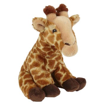 Giraffe knuffel - pluche - 23 cm - Eco Soft - gerecycled, Verzenden, Nieuw