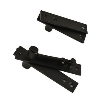 Shuffle Pivot scharnier voor deuren tot 100kg - zwart, Verzenden, Nieuw