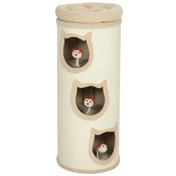 TRUUSK Kattenkrabton 96 cm - 4-laags Kattentoren - Wasbaar B, Verzenden, Nieuw