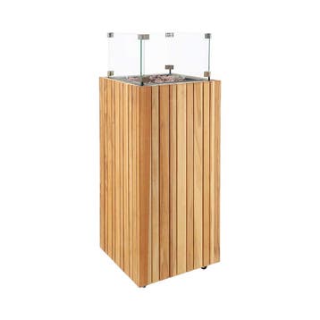 Cosi Fires Cosipillar square sfeerhaard - teak, Verzenden, Nieuw