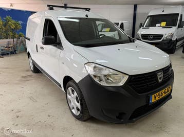 Zakelijke lease - Dacia Dokker bestel 33.000 km 1.5 Blue, Gebruikt, Euro 6, Wit, Handgeschakeld