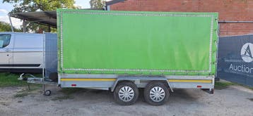 Veiling: Gesloten aanhangwagen Lora 2500Kg, Auto diversen, Ophalen, Gebruikt