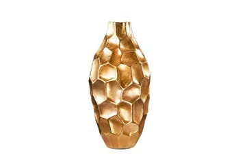 Elegante Vaas ORGANIC ORIENT 45cm goud Hammerschlag Design -, Huis en Inrichting, Woonaccessoires | Vazen, Ophalen of Verzenden