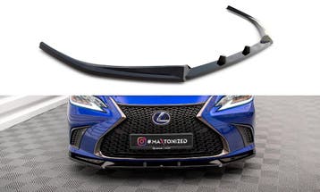 Voorspoiler V.2 Lexus ES F Sport 2019 - Maxton Glans Zwart, Auto-onderdelen, Ophalen of Verzenden, Nieuw