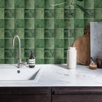 Tegelsticker Vierkant Groen, Ophalen of Verzenden, Nieuw