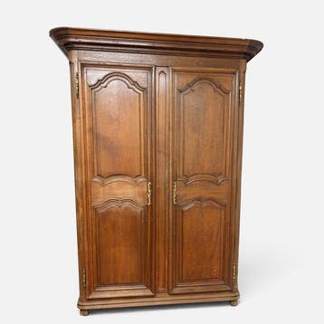 Kleerkast - Eik - eikenhouten linnenkast
