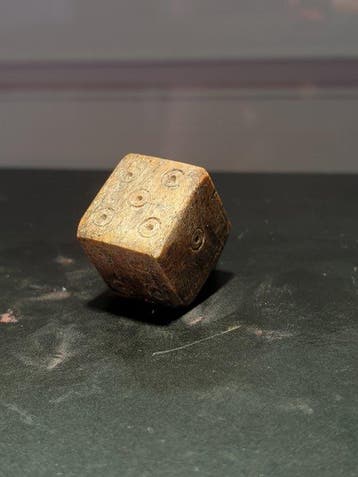 Oud-Romeins, Keizerrijk Been Dice - 12 mm (Zonder