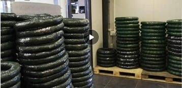 Strokrans Strokransen 40 cm GEWIKKELD, Ophalen of Verzenden, Nieuw