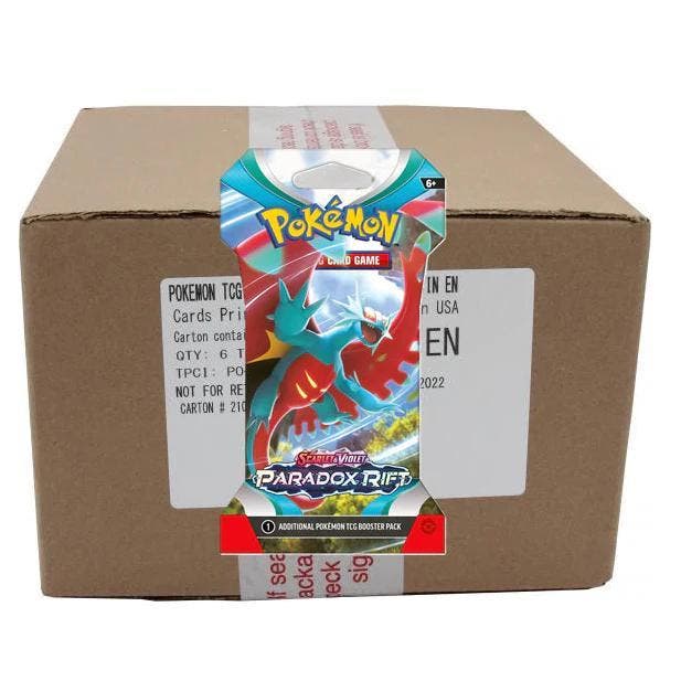 Pokemon - Paradox Rift Sleeved Booster Case (144 Packs), Hobby en Vrije tijd, Verzamelkaartspellen | Pokémon, Booster, Nieuw, Verzenden