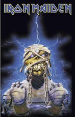 Iron Maiden Powerslave Eddie Textielposter off. merchandise, Ophalen of Verzenden, Nieuw, Poster, Artwork of Schilderij