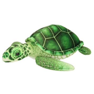 Cornelissen zeeschildpad knuffel - pluche - groen - 25 cm, Verzenden, Nieuw