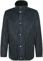 Barbour Falstone Wax Jas Donkergroen maat S Heren, Kleding | Heren, Jassen | Winter, Barbour, Verzenden, Nieuw, Groen