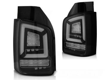 Achterlichten VW Transporter T5 10-15 LED Tube Dynamic Zwart, Ophalen of Verzenden, Nieuw