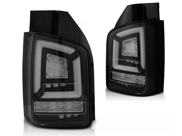 Achterlichten VW Transporter T5 10-15 LED Tube Dynamic Zwart, Auto-onderdelen, Overige Auto-onderdelen, Ophalen of Verzenden