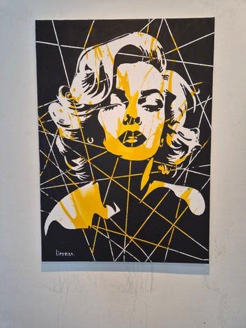 Liesens - Marylin Monroe (handpainted on canvas)