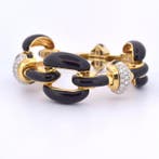 Armband - 18 karaat Geel goud Diamant (Natuurlijk) - DAVID, Sieraden, Tassen en Uiterlijk, Nieuw