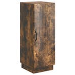vidaXL Dressoir Gerookt eiken 33 x 34,5 x 87 cm Bewerkt hout, Verzenden, Nieuw, Overige houtsoorten, Minder dan 50 cm