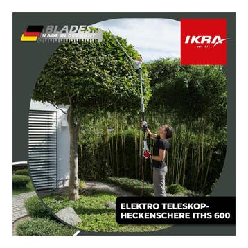 IKRA ITHS 600 elektrische telescoop heggenschaar 600W 51cm, Verzenden, Nieuw
