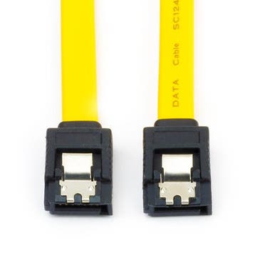 S-ATA 600 kabel (Vergrendeling, 6.0 Gb/s, 0.5 meter), Computers en Software, Pc- en Netwerkkabels, Verzenden, Nieuw