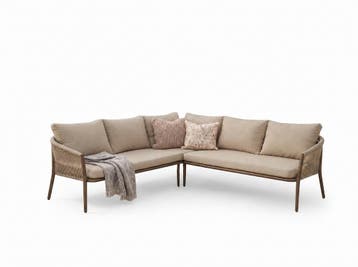 Hoek Loungeset  Serre  Olefin  Bruin  The Outsider, Verzenden, Nieuw