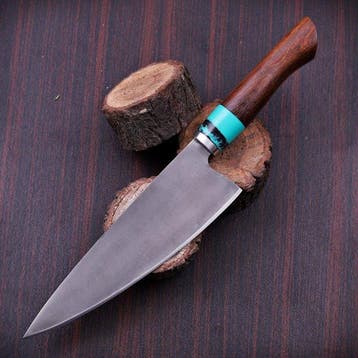 Custom Hand-Forged Premium Chefs Knife - Tafelmes - Staal,